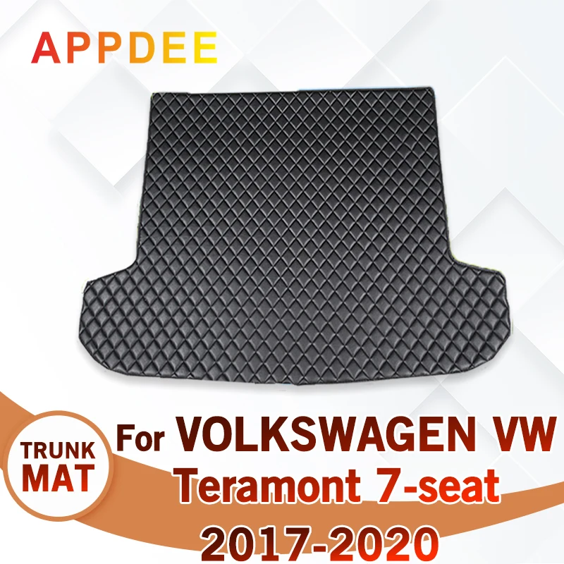 Car Trunk Mat For VOLKSWAGEN VW Teramont 7-Seat 2017 2018 2019 2020 Custom Car Accessories Auto Interior Decoration