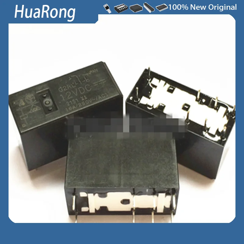 NEW  5Pcs/Lot  G2RL-1-E 12VDC  G2RL-1-E-12VDC  PIN8