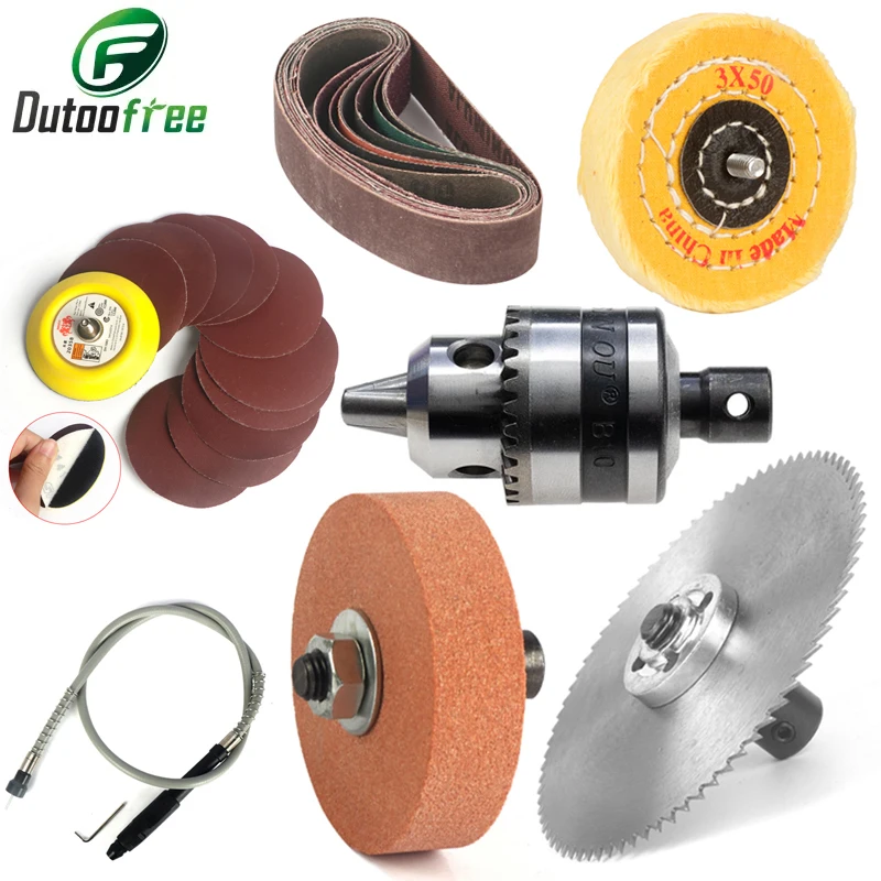 Electric Grinder Accessories Rotary Tool Accessories For Sander   Lathe Grinder Electric Belt Sander Grinding Polishing Drilling