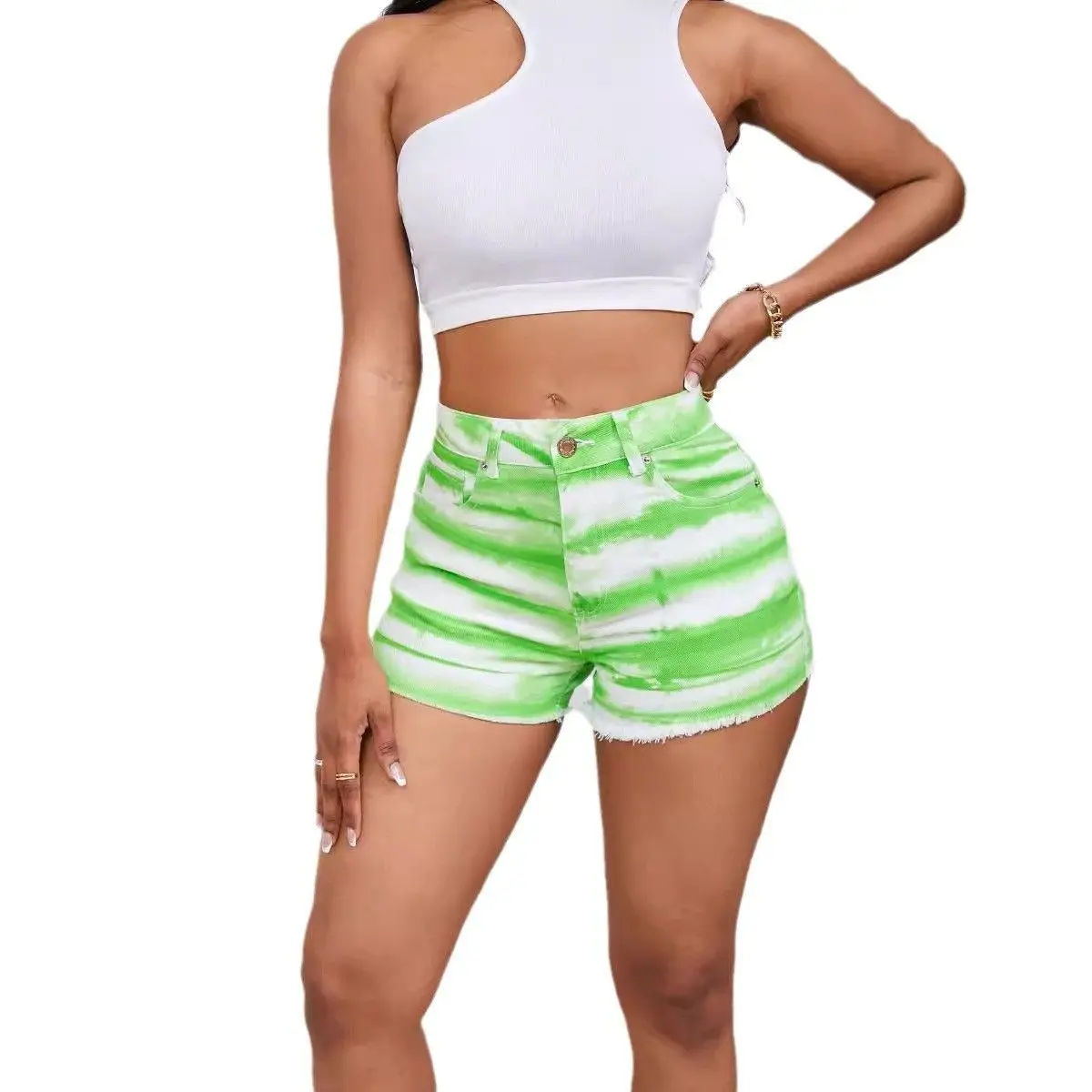 Novo sle picante menina jeans feminino casual solto ajuste cintura alta tingido luz roxo ort calças fadable algodão confortável