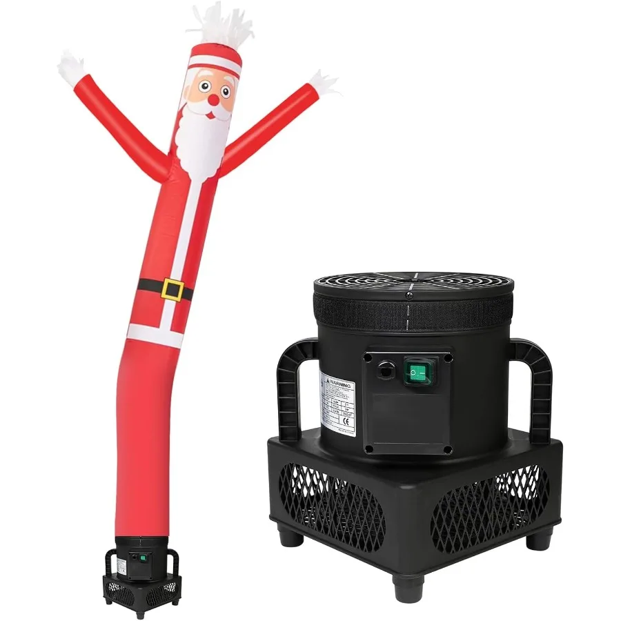 

Кукольная танцовщица Fly 6 футов с вентилятором мощностью 1/3 л.с. Полный набор Санта-Клауса