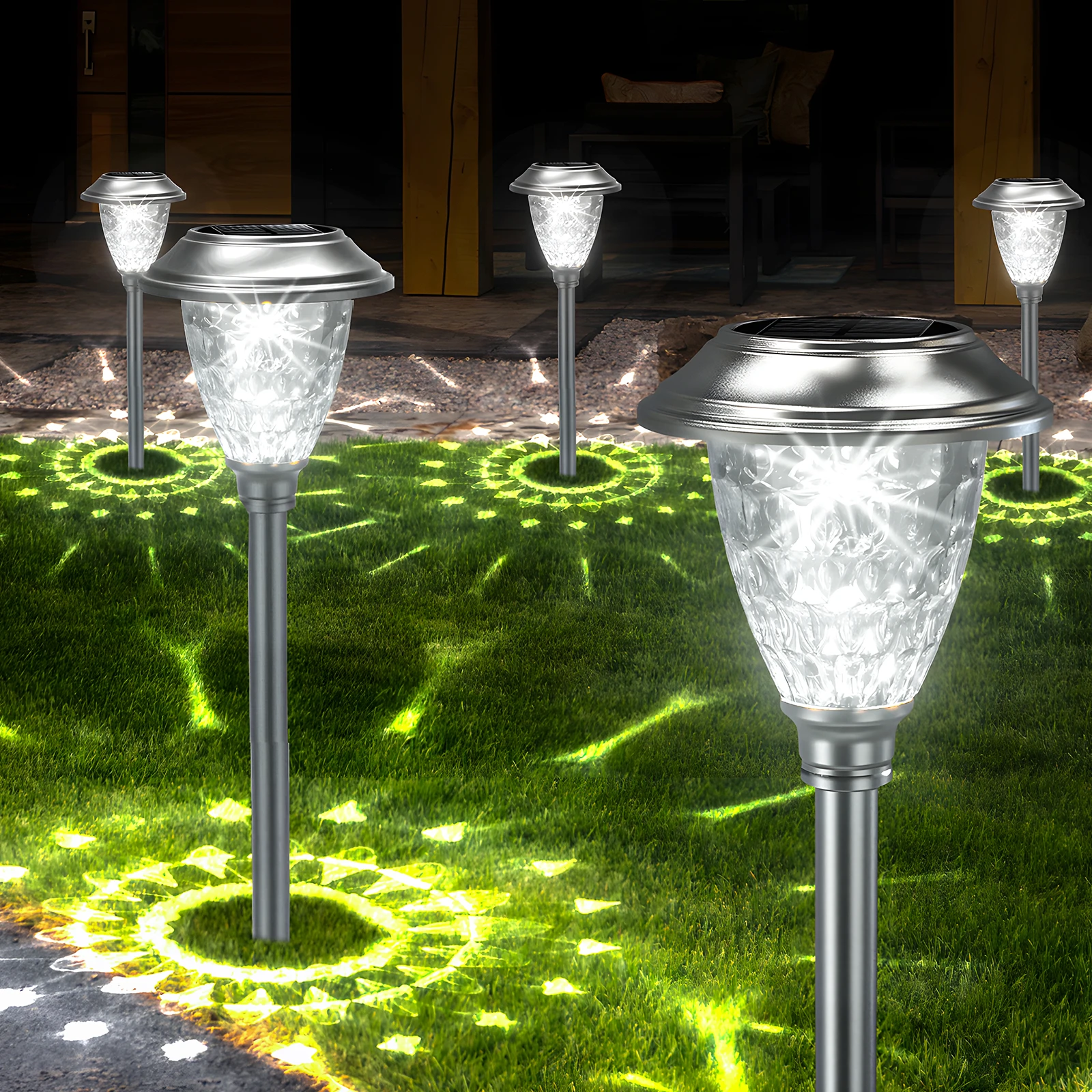 

Уличные солнечные фонари, садовые фонари, лампа на солнечной энергии, фонарь, водонепроницаемое ландшафтное освещение, дорожка, двор, газон, украшение сада