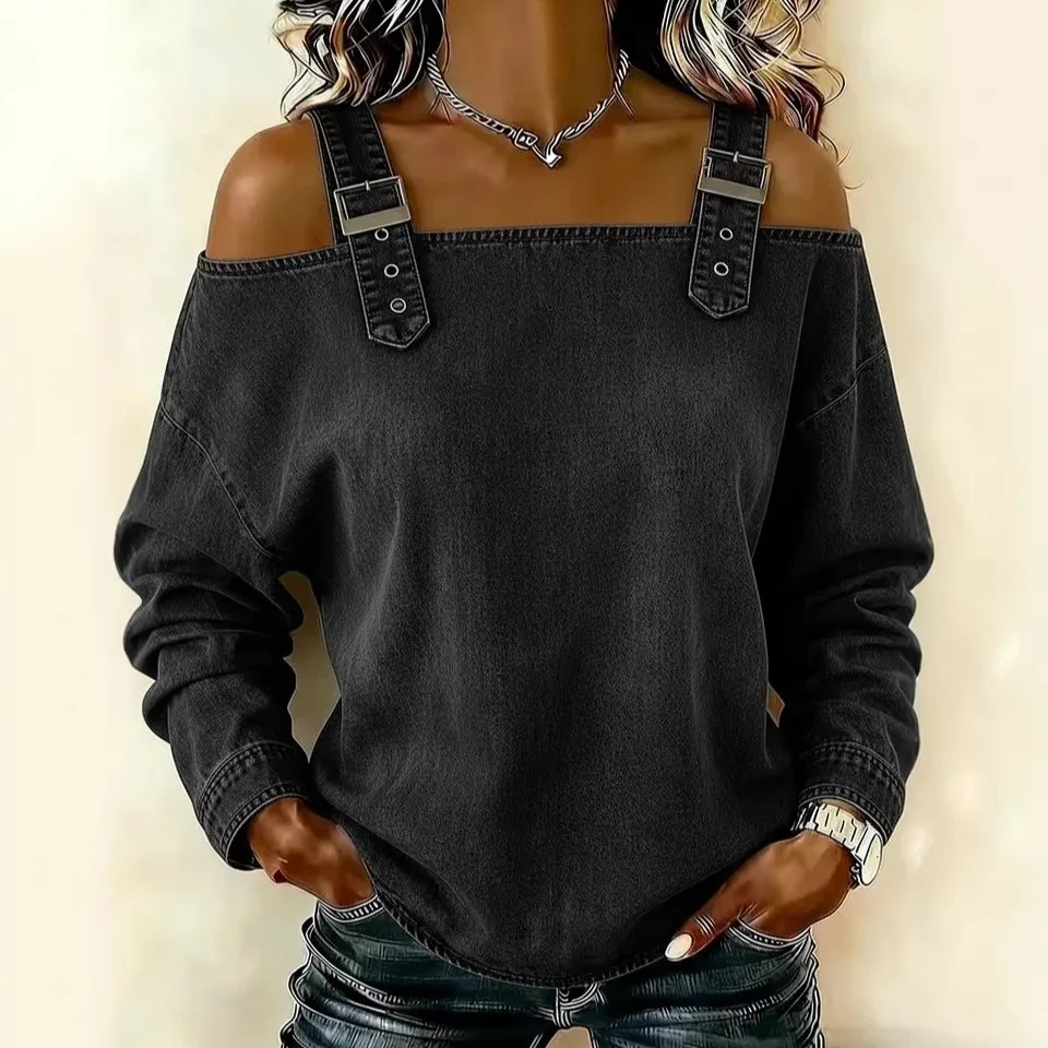 Long Sleeve Thick Top Mid Length Japanese Korean Casual with No Button Closure Regular Sleeve Loose Fit Women Top Autumn