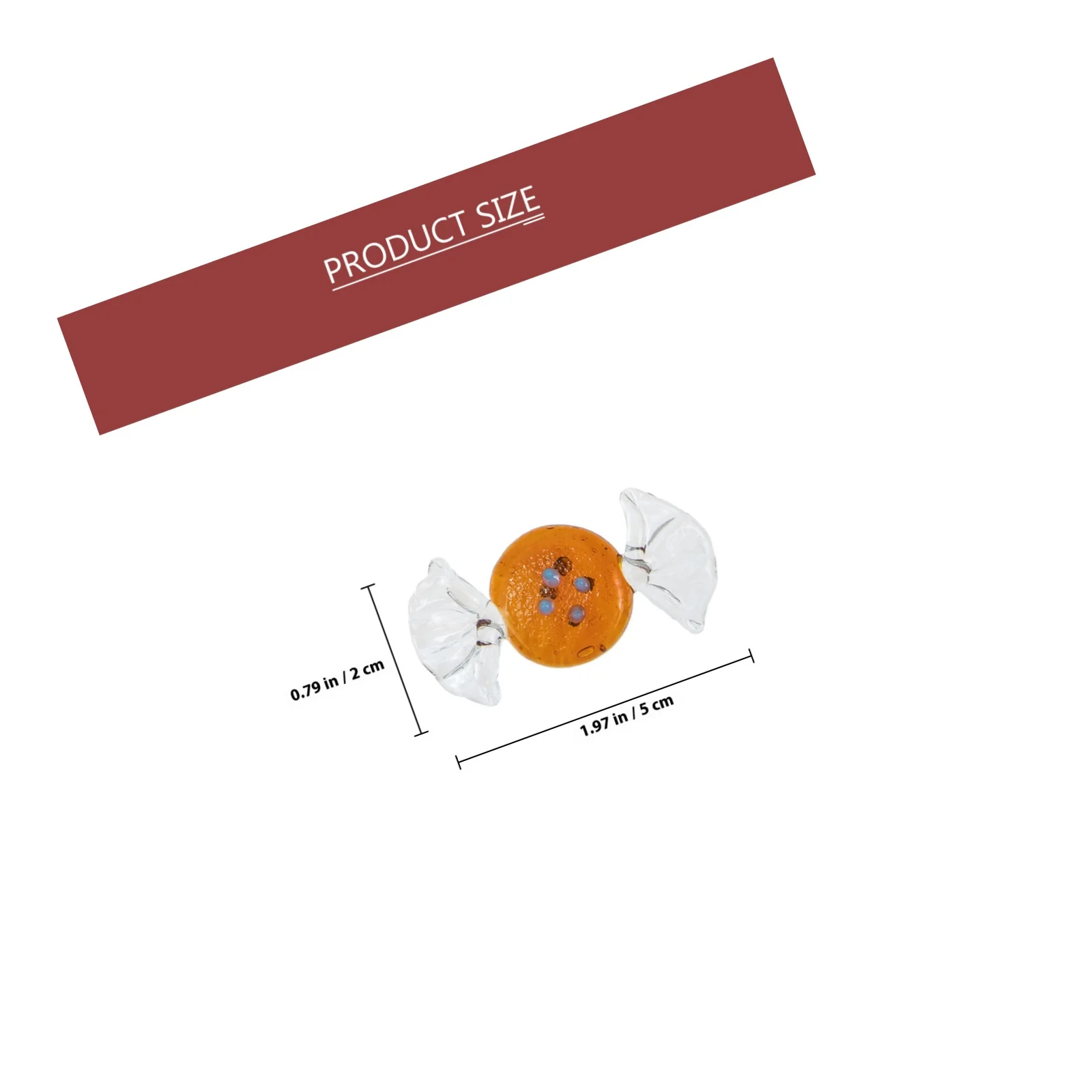 10Pcs Glass Candy Decorations Premium Handmade Ornaments for Home Office Living Room Bedroom Desktop Party Wedding Christmas