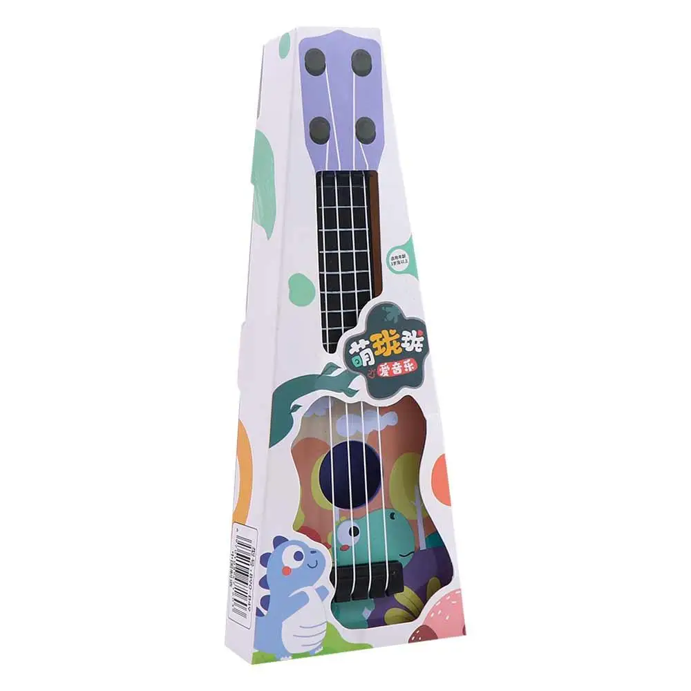 Ukulele Animale Ukulele Chitarra Giocattolo Manopola della corda regolabile 4 corde Simulazione Ukulele Giocattolo Giocabile Classica Piccola chitarra Giocattolo