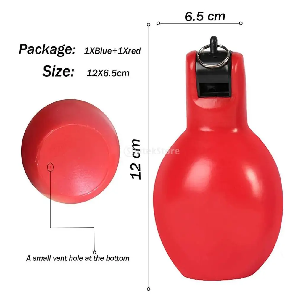 

Hand Squeeze Whistle Compact PVC Trainer Whistle for Hunting Fishing Football Basketball and Pet Behavior