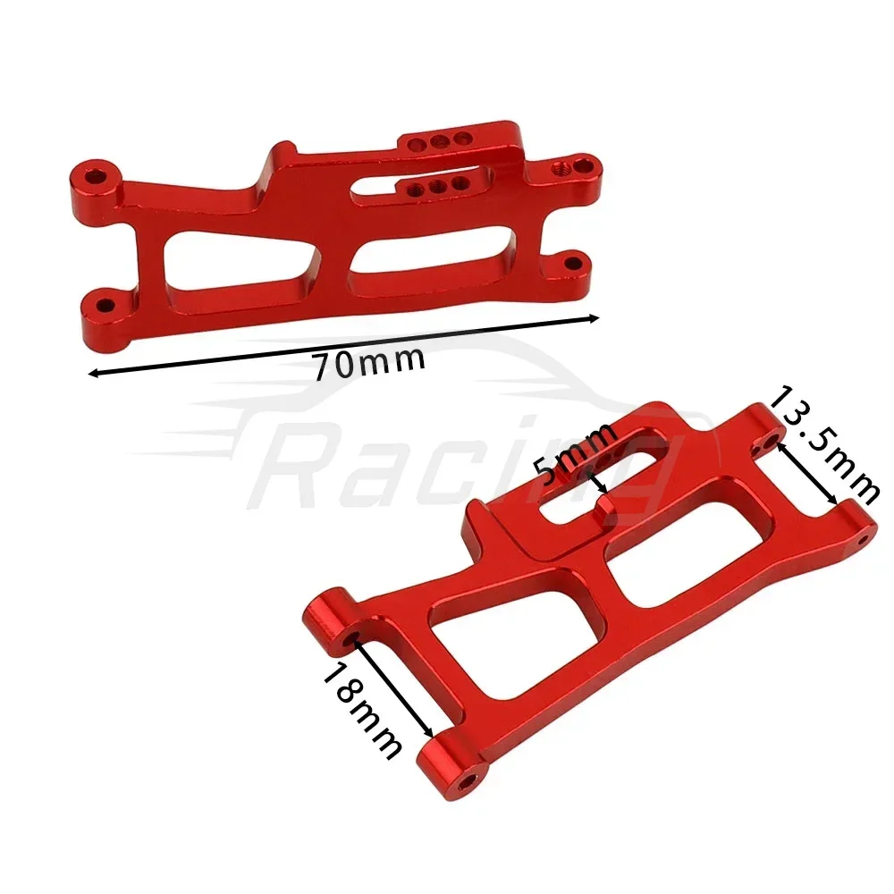 Para MJX Hyper Go 1/14 14209 14210 RC conjunto de Metal de coche oscilación delantera trasera un brazo nudillo de dirección juego de bujes C piezas mejoradas