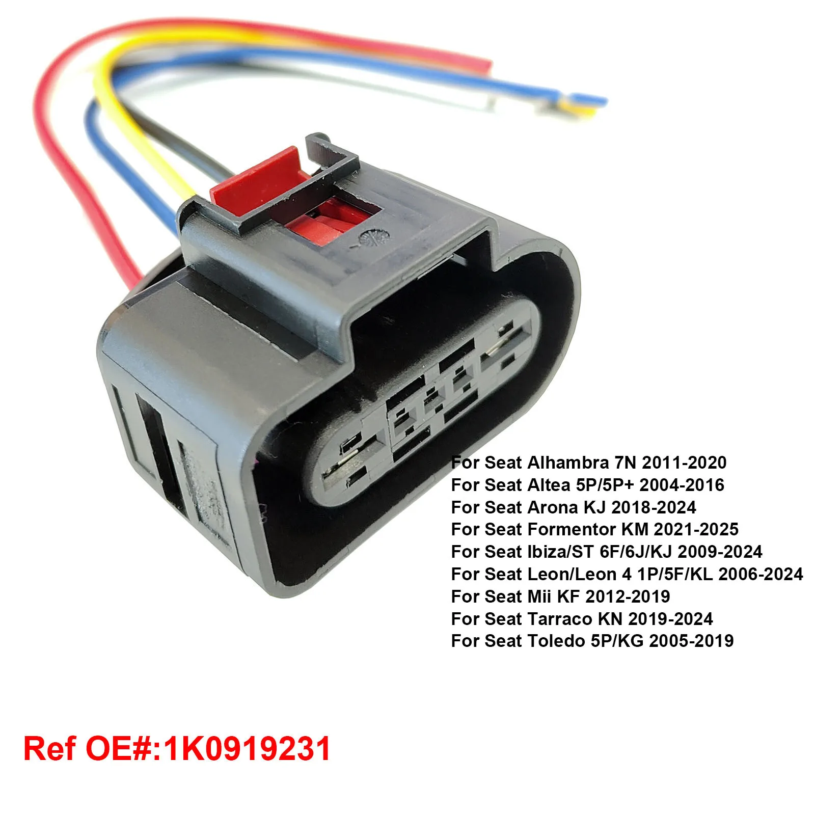 For SEAT Alhambra Altea Arona Ibiza Leon Tarraco Fuel Pump Control Sender Wiring Harness Loom connector plug Prewired 1K0919231