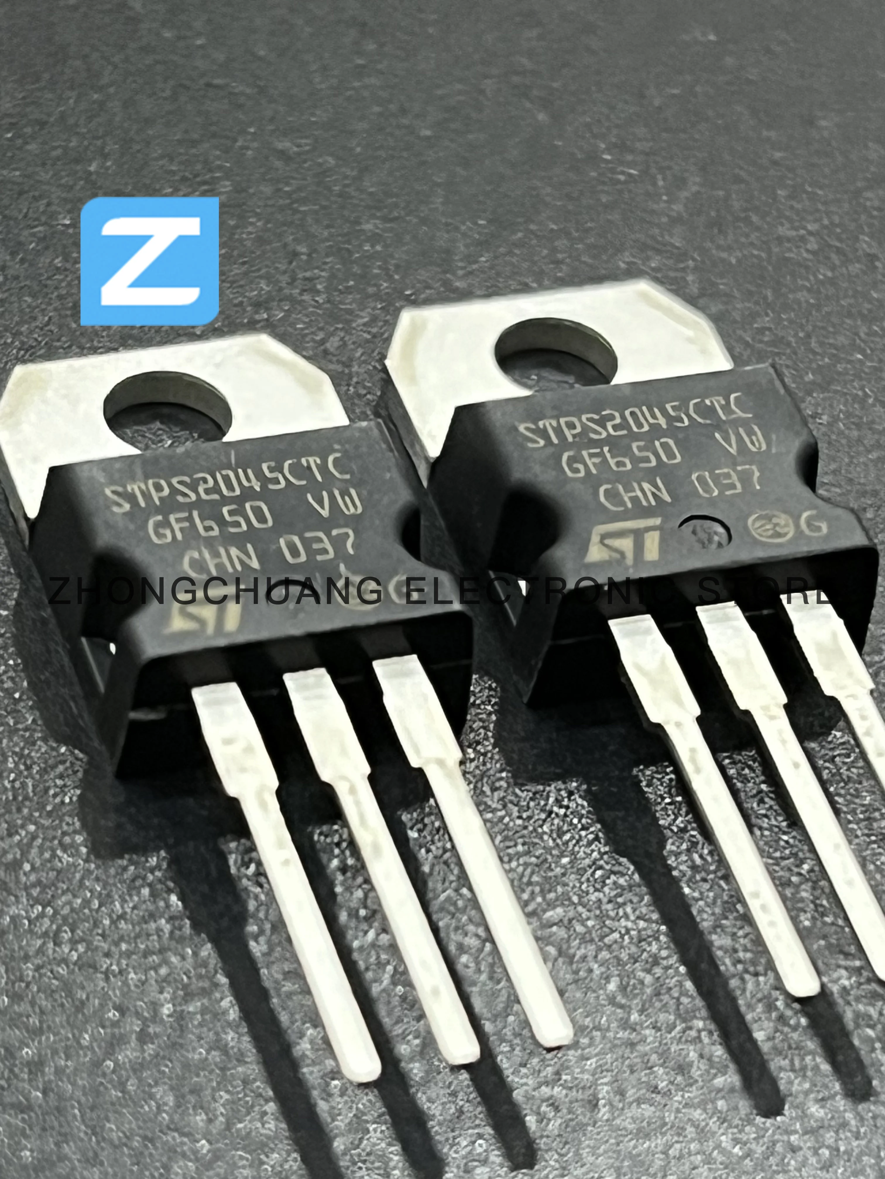 1-10PCS STPS2045CTC TO-220 45V 20A Power Schottky rectifier new original