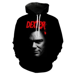 New Fashion Dexter Hoodies Men Women Children 3D Print Sweatshirts Horror Movie Hoodie Casual Cool Hoody Pullover
