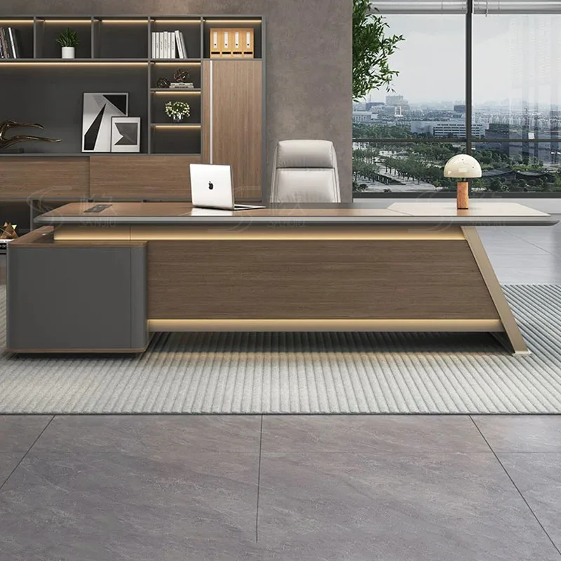 Organizers Storage Office Desk Modern Executive Conference European Office Desk Design Computer Escrivaninha Salon Furniture