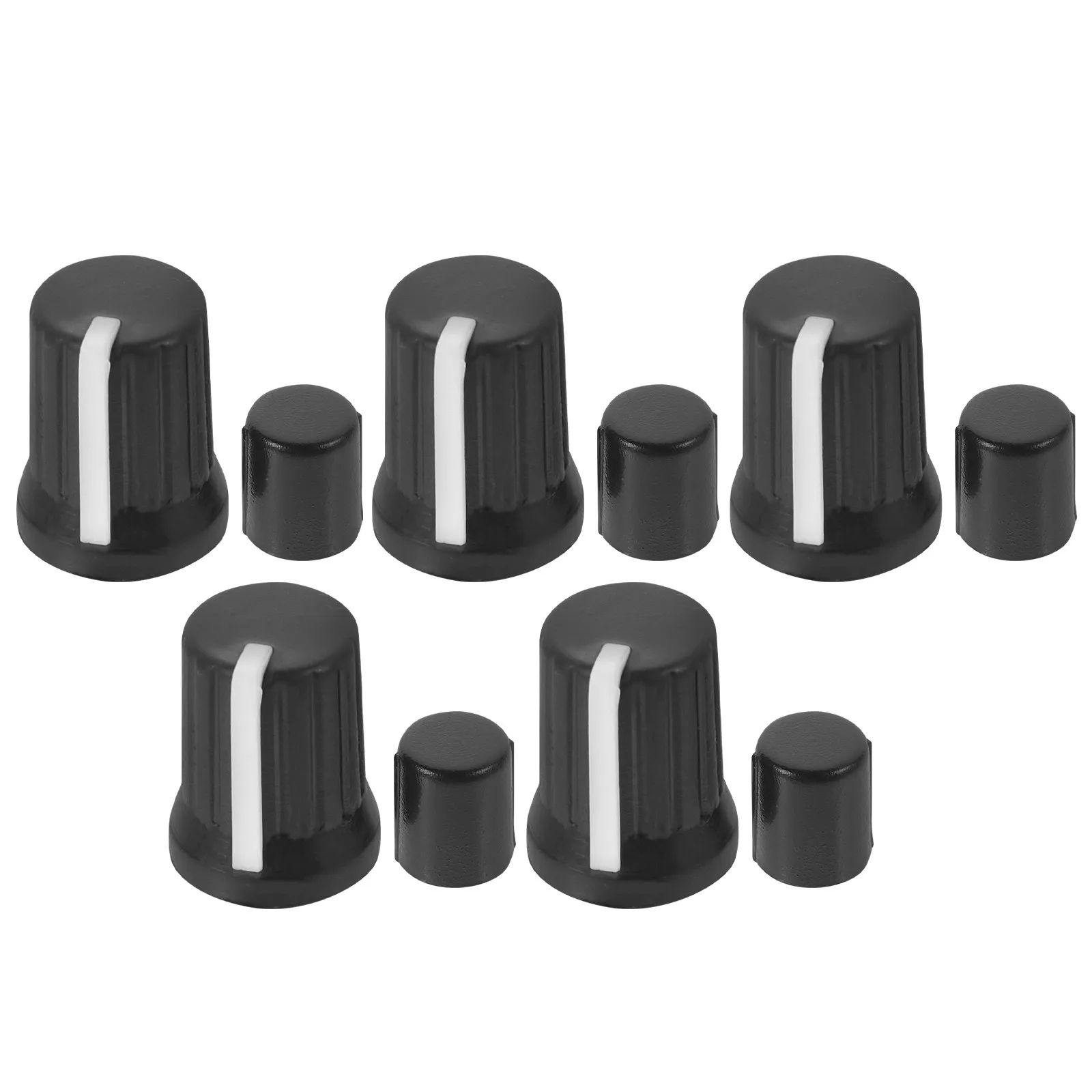 Potentiometer Knobs 5Pcs Small Volume Tone Control Caps Secure Fit for Guitar Pedal Amp DIY Project Parts