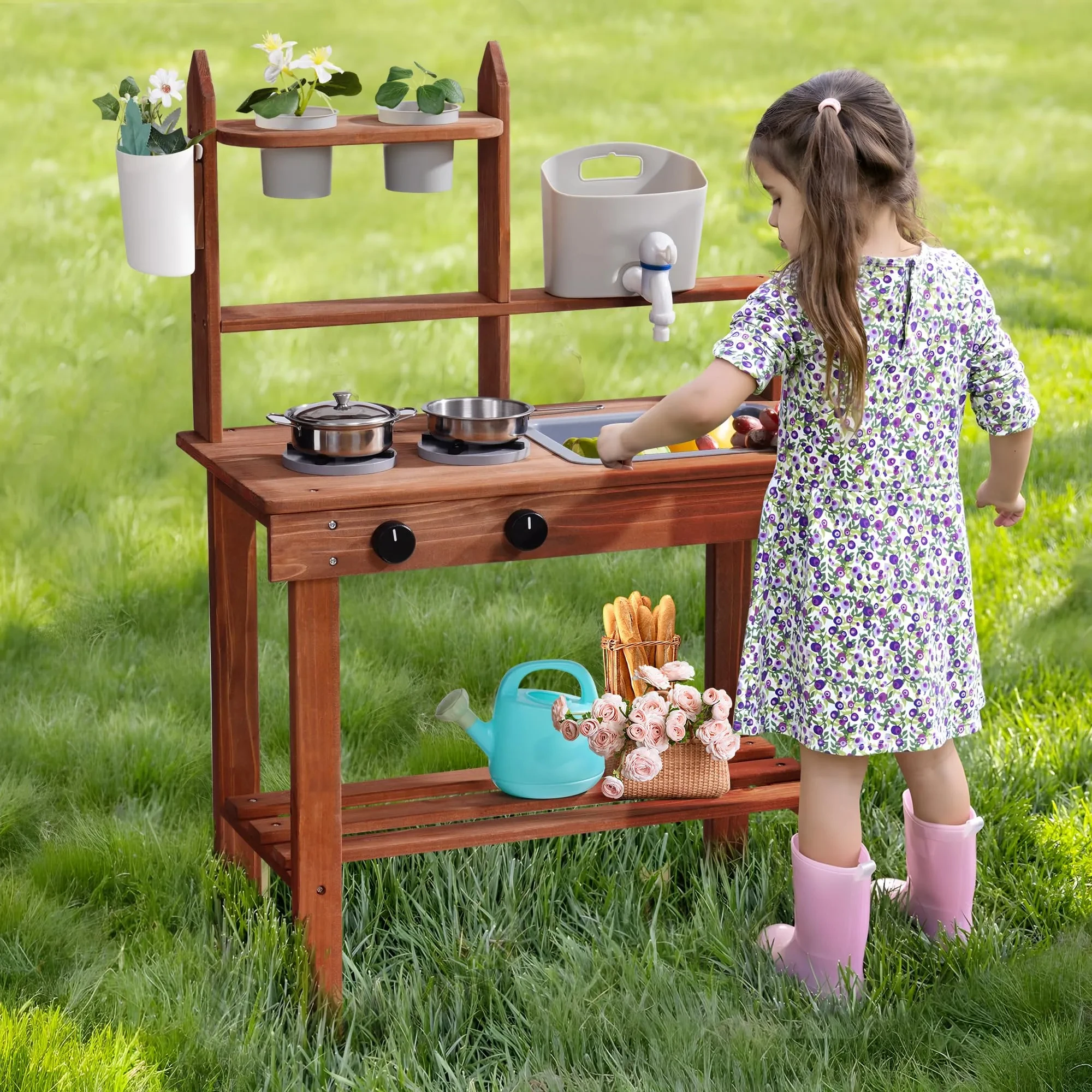Robud Houten Buitenmodderkeuke - Gardening Tools Unique recensie en prijs