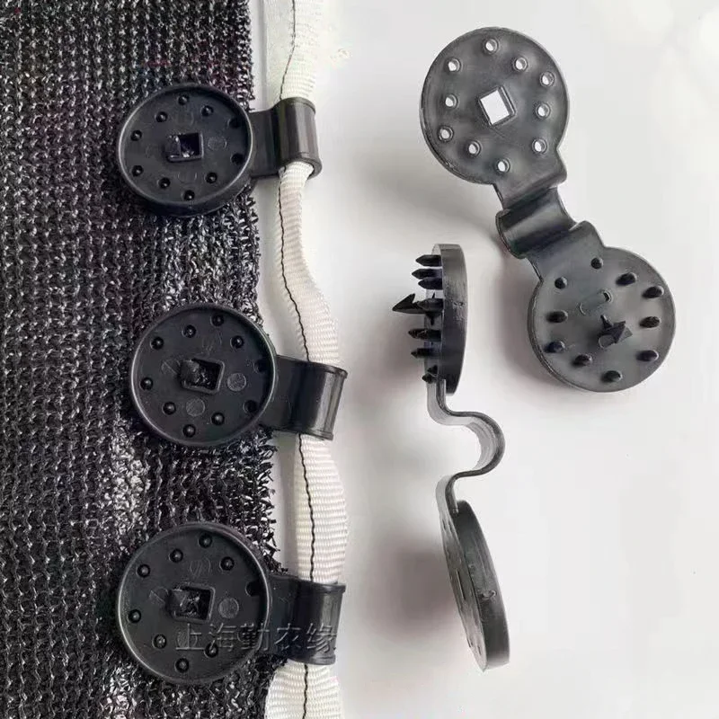 30/60 Stuks Verdikte Plastic Zonnebrandcrème Netwerkkaarthouder Groentekas Zonnebrandcrème Netbevestigingsclip Zonnescherm Net Clip