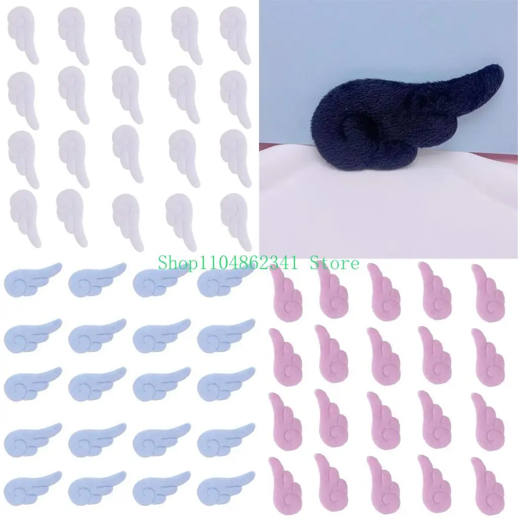 

5ASD Sweet Color Plush Appliques для шарф
