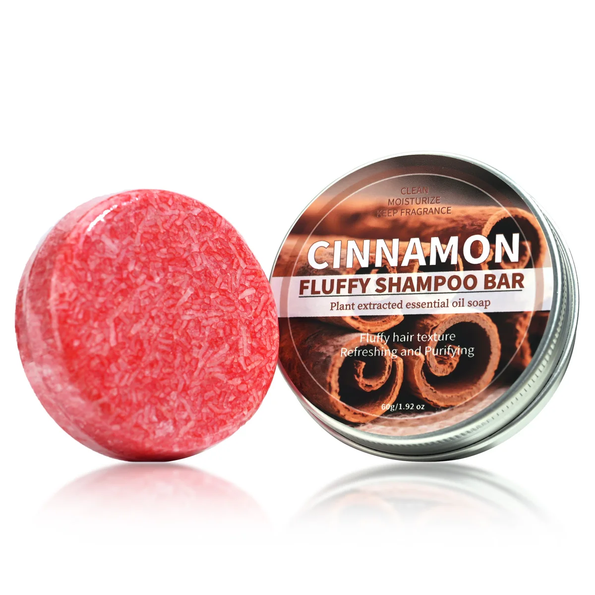 22 + shampoing à la cannelle, huile essentielle végétale, savon fait à la main, cannelle, citron, arbre à thé, savon de nettoyage en profondeur