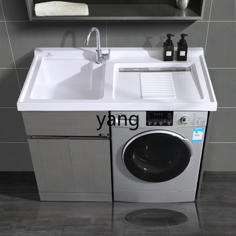 Yhl Stone with Washboard Balcony Washing Machine Partner Combination Customization