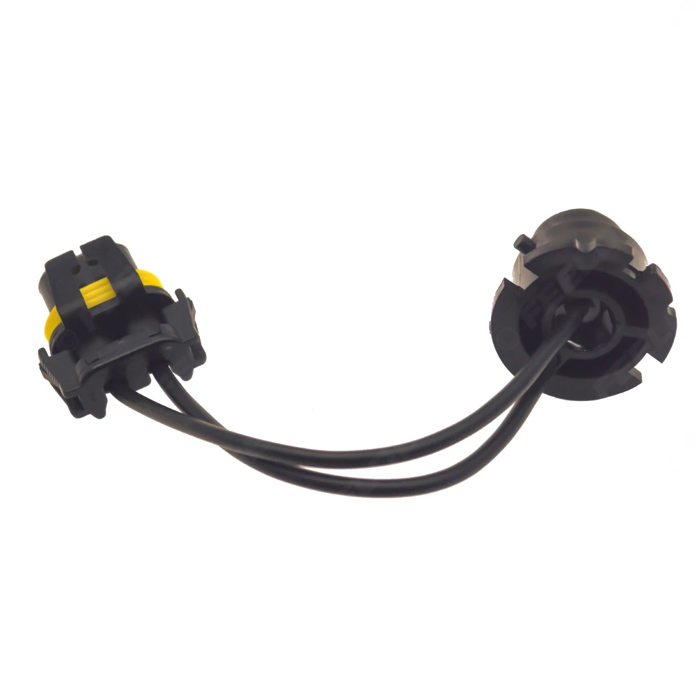 D2 To 9006 Headlight Adapter Cable For HID LED Bulb Socket Conversion 160mm Wiring Harness-Plug And Play Modification