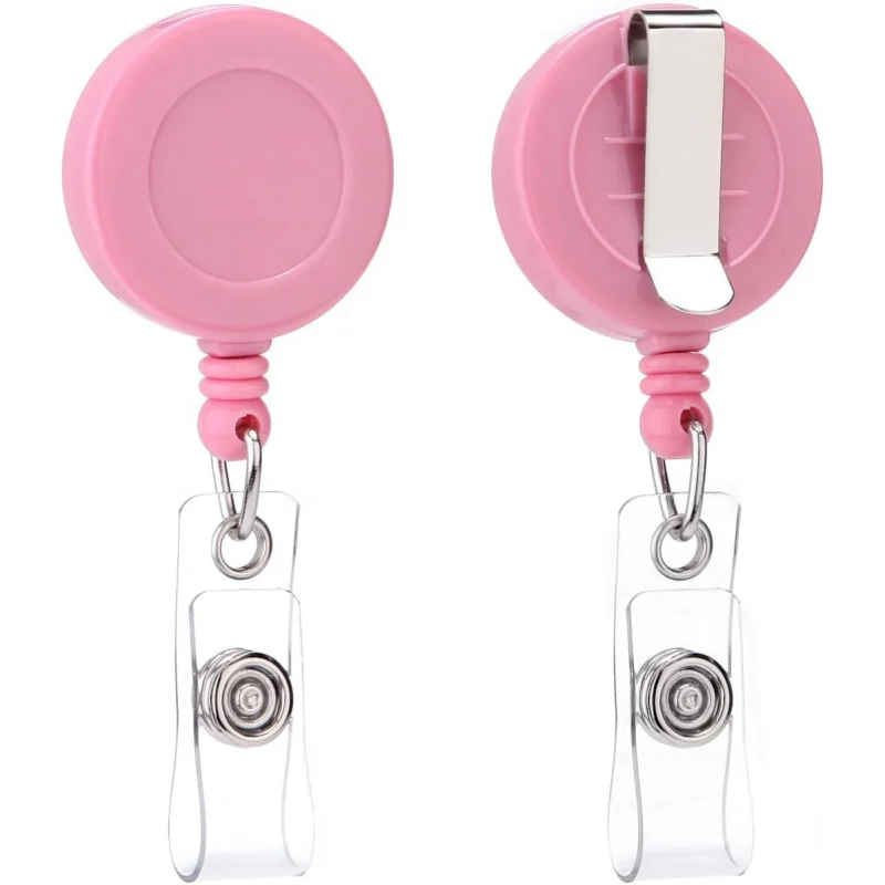 

Badge scroll,Retractable badge holder,With belt clip,Suitable for ID cards2 Pieces