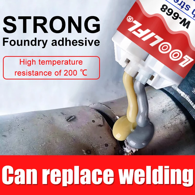 Metal Repair Glue, 1.76 oz Waterproof Epoxy Casting Adhesive, The Strongest Welding and Liquid Filler for Metals,Stainless Steel image 4