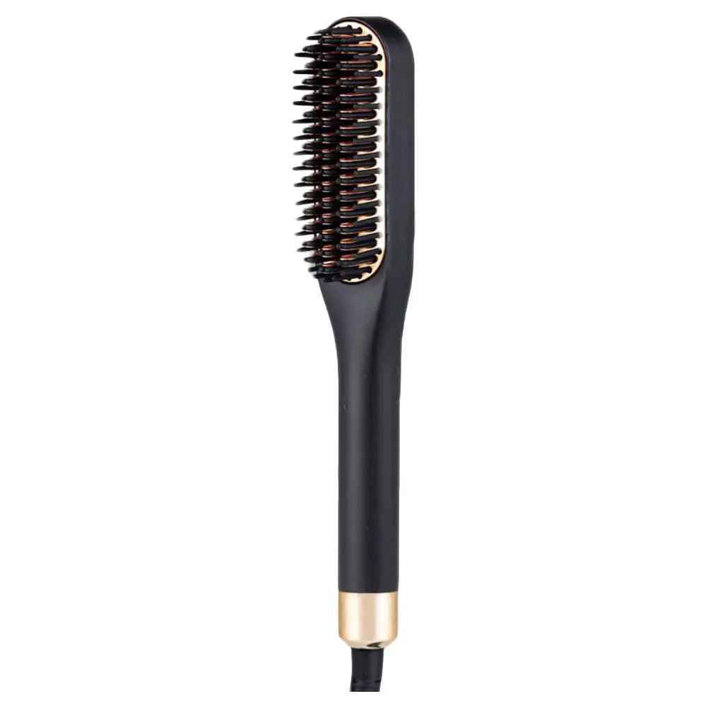 

3 Gears Hair Straightener Beard Comb PTC Ceramic Heating Men Short Hair Styling Adjustable Temperature Mini Brush Gifts