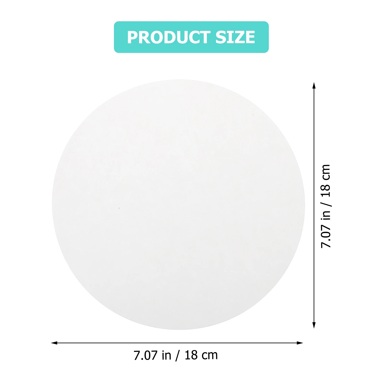 

100 Sheets Filter Large Laboratory Qualitative Filter Paper Size Lab Experiment Teaching Equipment Absorbent Paper
