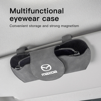 Car Interior Sun Visor Glasses Clip Sunglasses Box For Mazda 3 6 CX5 CX-60 CX3 CX9 MX5 Atenza GJI GH BK MP CX30 CX7 MX3
