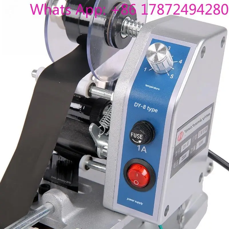Label Machine Manual Driven Automatic Coding Expiry Date Printing Machine for Plastic Bag Packaging