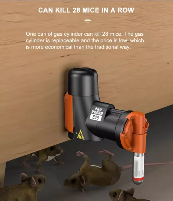 Non-Toxic Rat and Mouse Trap Kit Rat Mouse Multi-catch Trap Machine Without CO2 Cylinders Humane Non-toxic Automatic Humane