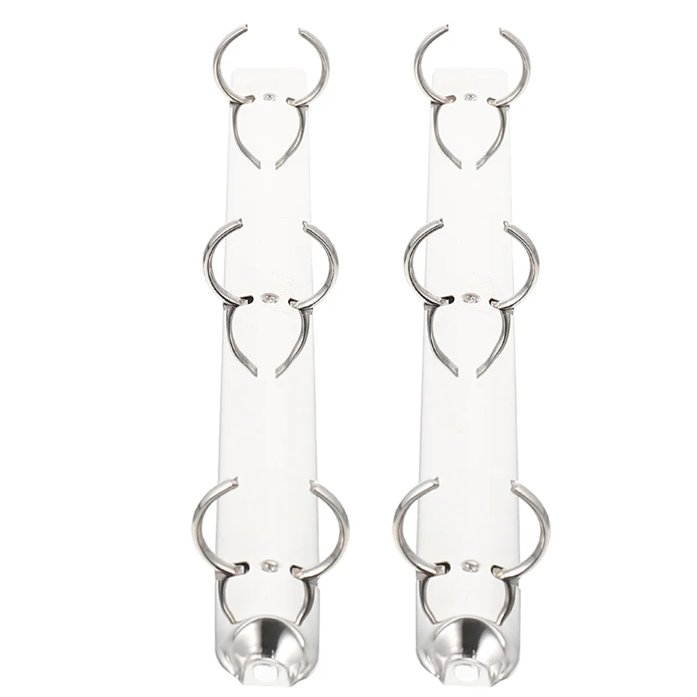 A4 Binder 3 Rings Inserts Mechanism Notebook DIY Accessories Clip Metal Spiral Notebooks Scrapbooking