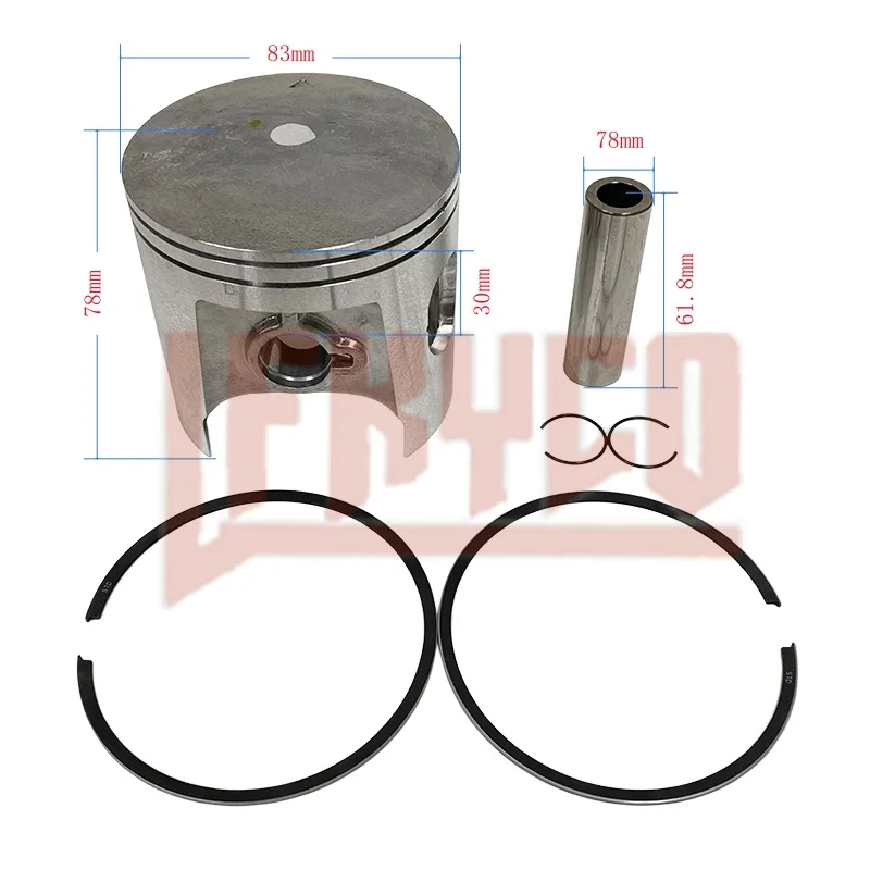 83mm 2 Stroke Piston Rings Kit Motor for Polaris 400 Sport Scrambler Sportsman Xplorer Xpress Trail Boss Big Boss ATV 3084430