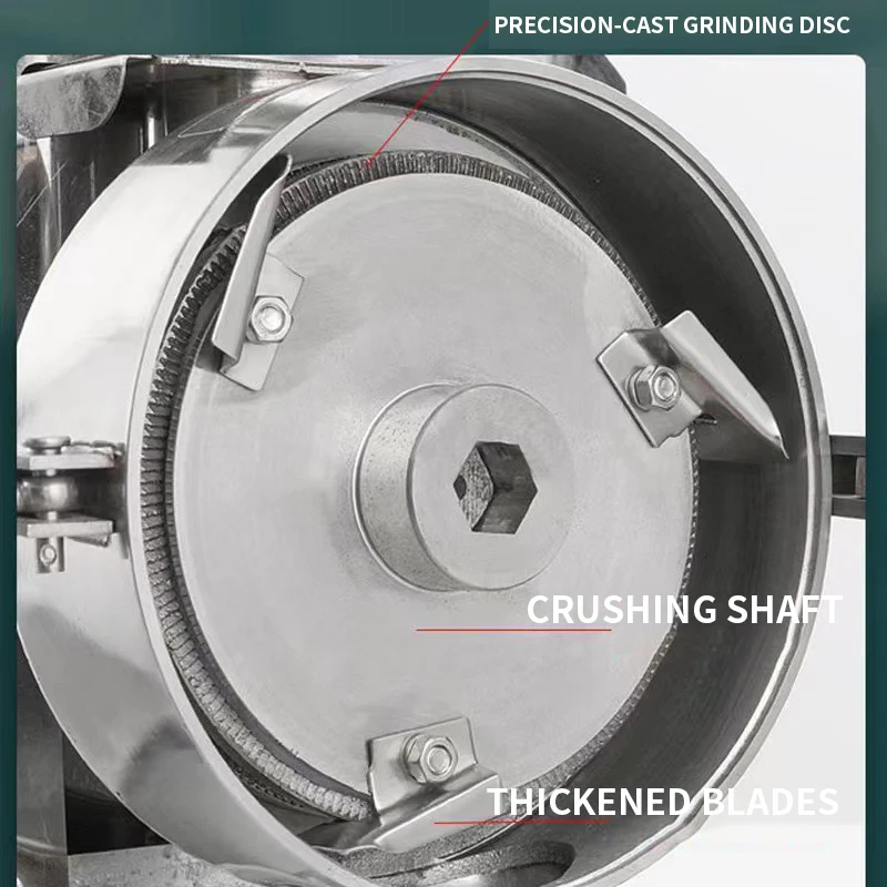 Commercial-Grade Ultra-Fine Milling Machine for Whole Grains and Cereals Chili Pepper & Sichuan Pepper Powder Mill Stainless