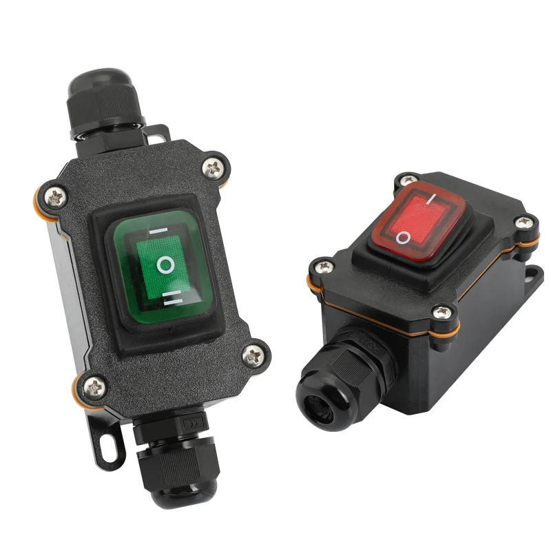 

High-power line mid-way waterproof ship switch, high-current and high-power modification and installation of outdoor wiring wire