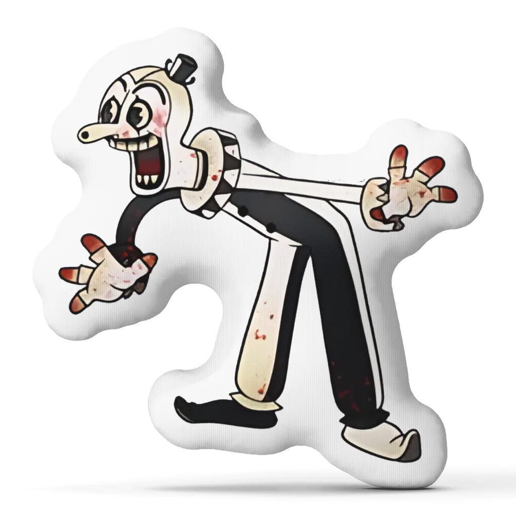 Terrifying Cartoon Clown Terrifier Cushion Irregular Stuffed Throw Pillow Home Decor Gift Sofa Bed