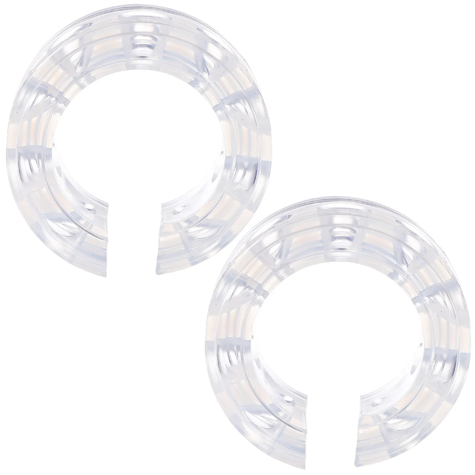 2Pcs Car Spring Buffers Transparent Rubber Absorbing Pads Improves Driving Comfort and Stability Car Modification Accessories