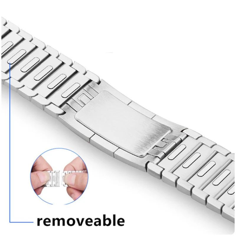 Titanium Link Bracelet For Apple Watch Ultra 49mm 45mm 42MM 44mm Men Strap For iWatch Series 8 7 6 5 4 Luxury Wristband Correa