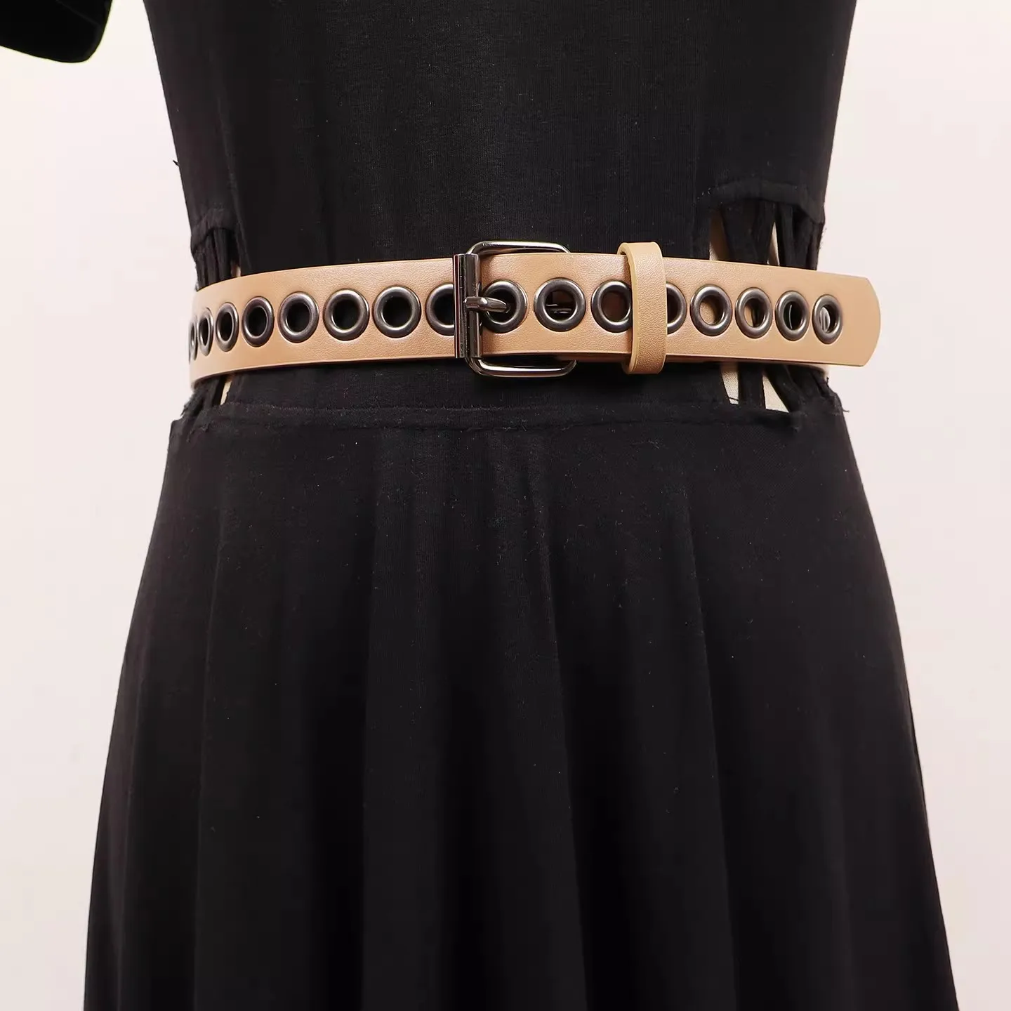 

Женские винтажные пояса-корсеты из искусственной кожи с вырезами, узкие декоративные ремни для платьев R457