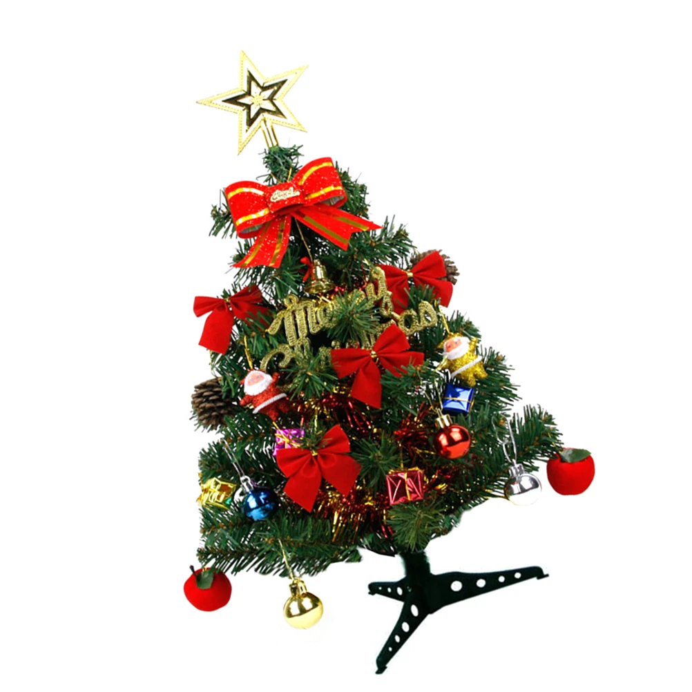 

Mini Christmas Tree Ornament 60x24cm Artificial Decoration for Home Store Office Increase Festival Atmosphere Christmas Tree