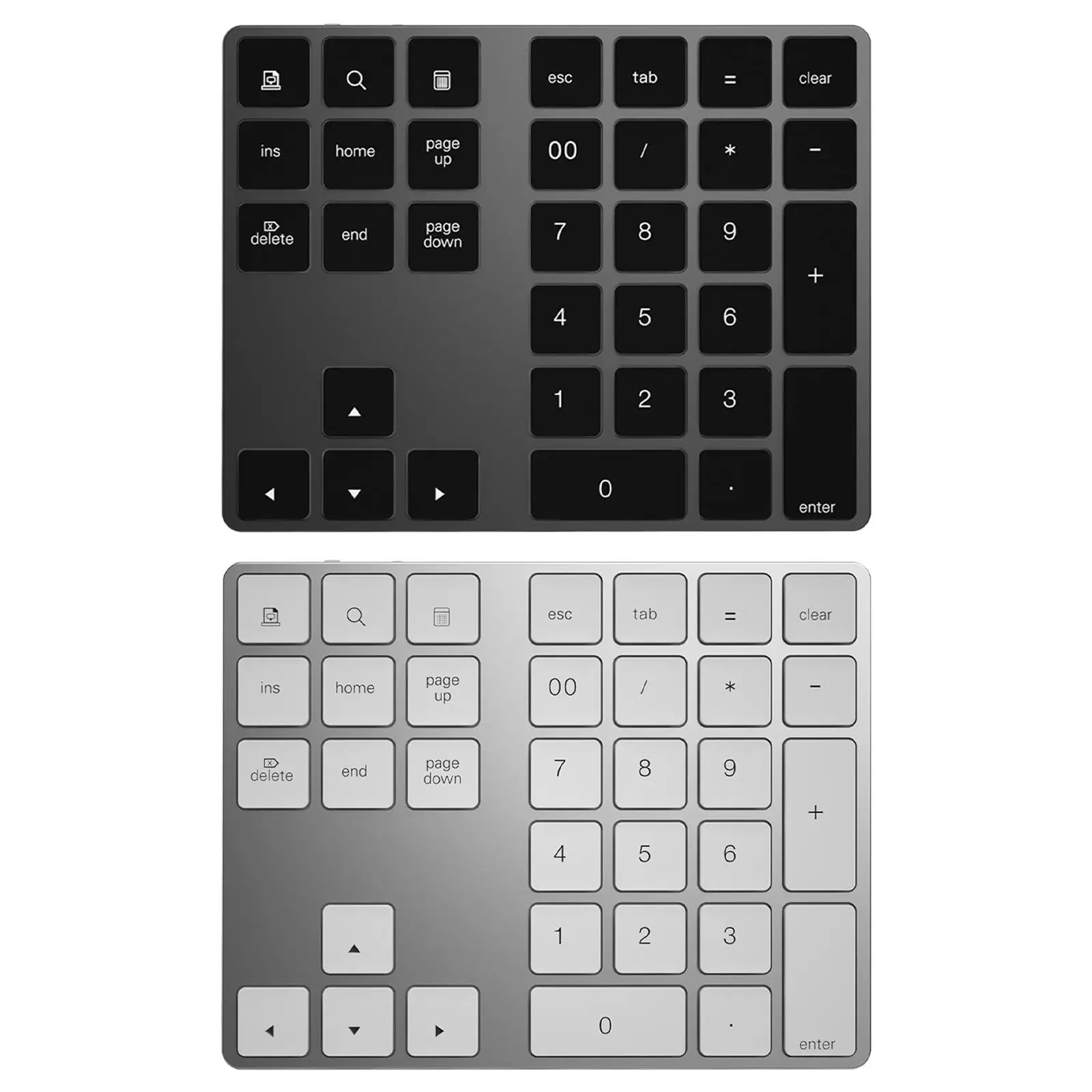 Mini BT 3.0 Numeric Keypad 34 Keys Keyboard Digital Keyboard for PC Notebook