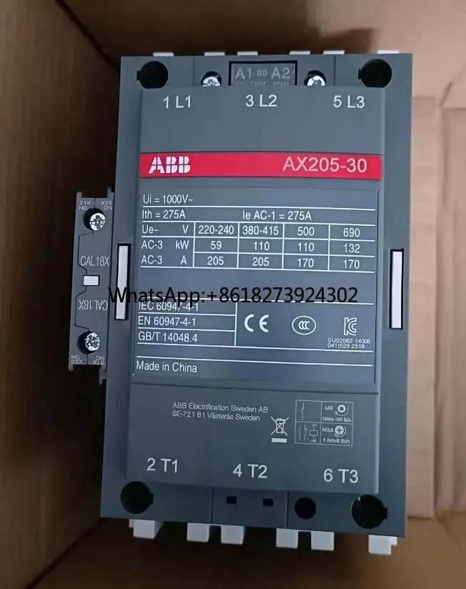 คอนแทค ABB AX205-30-11-80 * 220-230V50Hz/230-240V60Hz