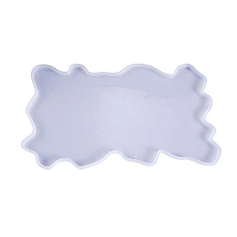 N5KA Fruit Cup Mat Mold Irregular Big Plate Diy Mold Serving Tray Mold