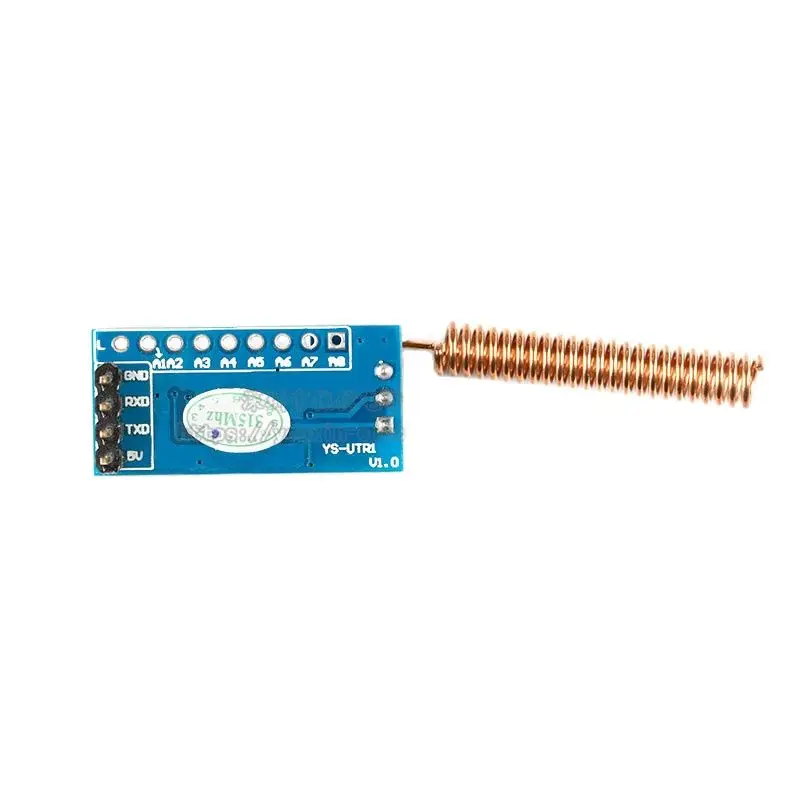 Serial to radio frequency module 315Mhz remote control serial wireless transmission smart home UTR1 high-power version