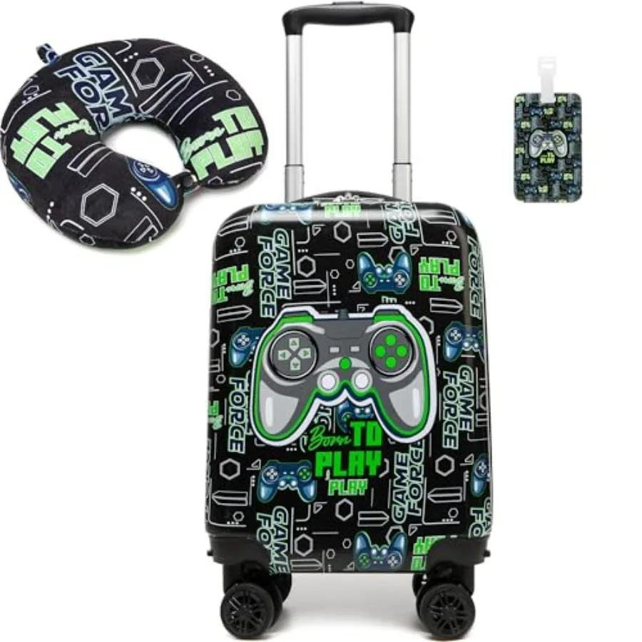 

Luggage Set 2 Pcs 16'' Hardside Spinner Wheels Carry On Airline Approved