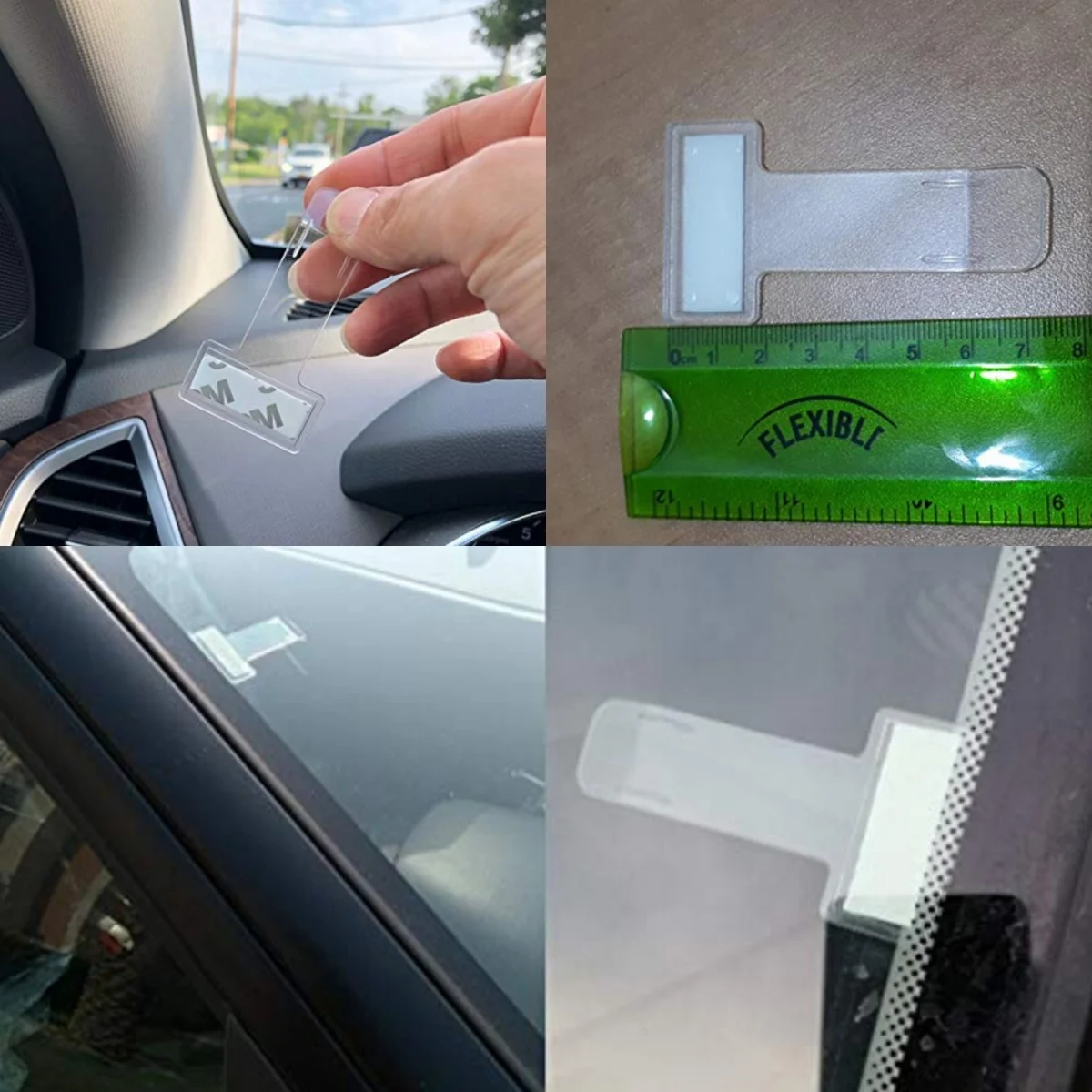 Зажим для парковочного билета из углеродного волокна для BMW E46 E60 Ford focus 2 Kuga Mazda 3 cx-5 VW Polo Golf 4 5 6 Jetta Passat