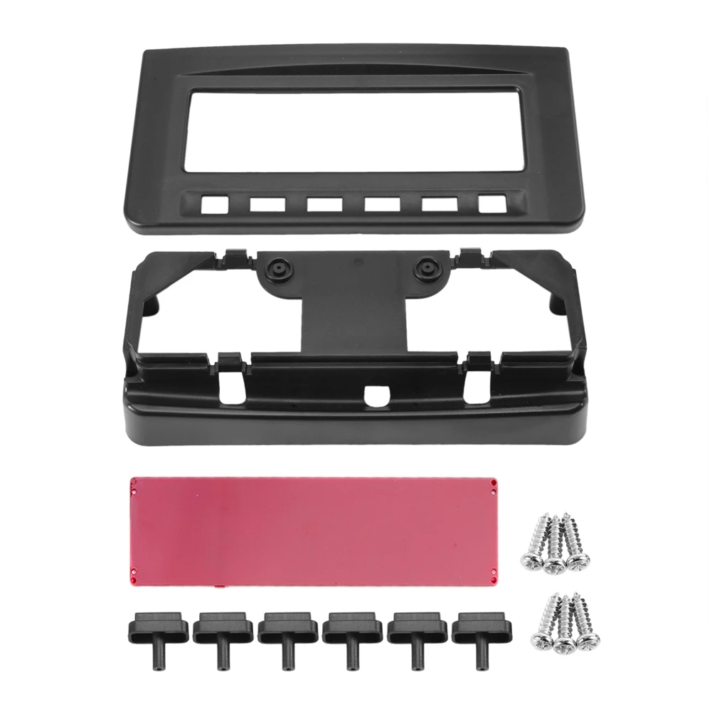 Car Radio Fascia for Mitsubishi Pajero Sport Triton L200 Monitor MID Frame Radio DVD Dash Mount Kit Facia Face