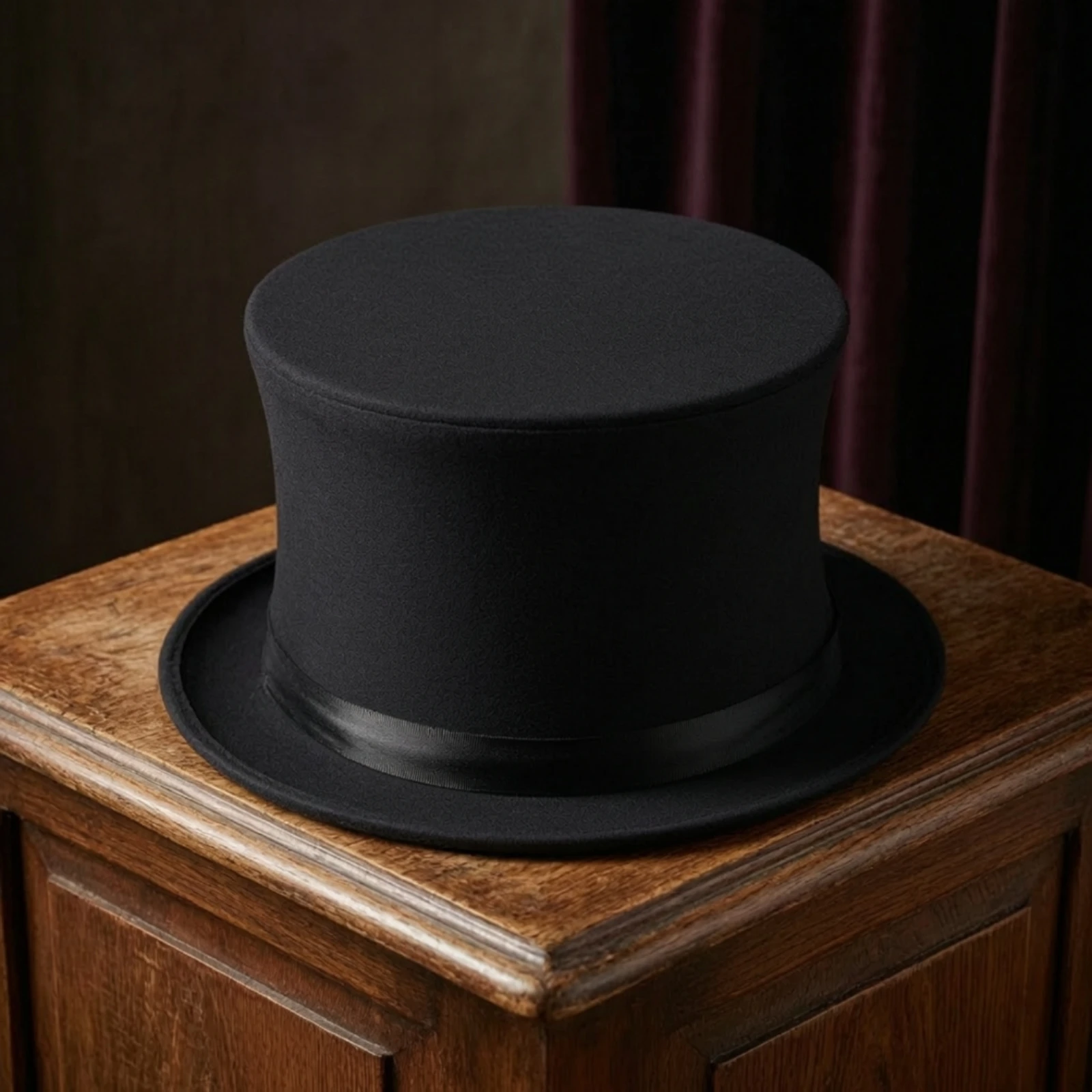 Magician Top Hat Foldable Collapsible Top Hat Stage Prop Lightweight Costume Accessory Structured for Magicians