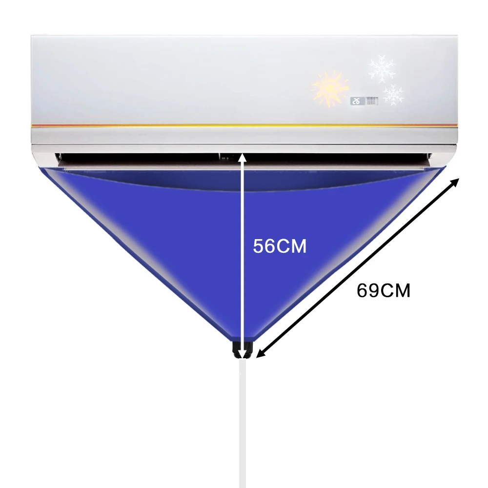 Air Conditioning Cleaning Cover Bag PVC with Water Pipe for Air Conditioner Cleaner 1-1.5P Split Hanging Air Conditioner