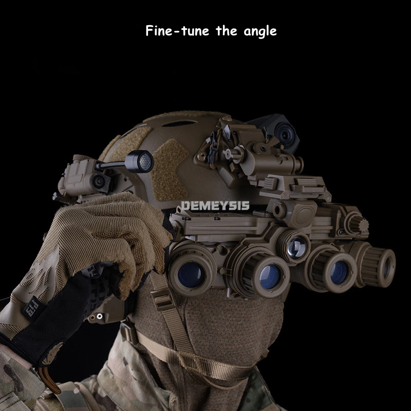 خوذة تكتيكية GPNVG18 نظارات رؤية ليلية نموذج مع علبة البطارية نموذج CS NVG دمية نموذج الصيد خوذة سريعة الملحقات #6