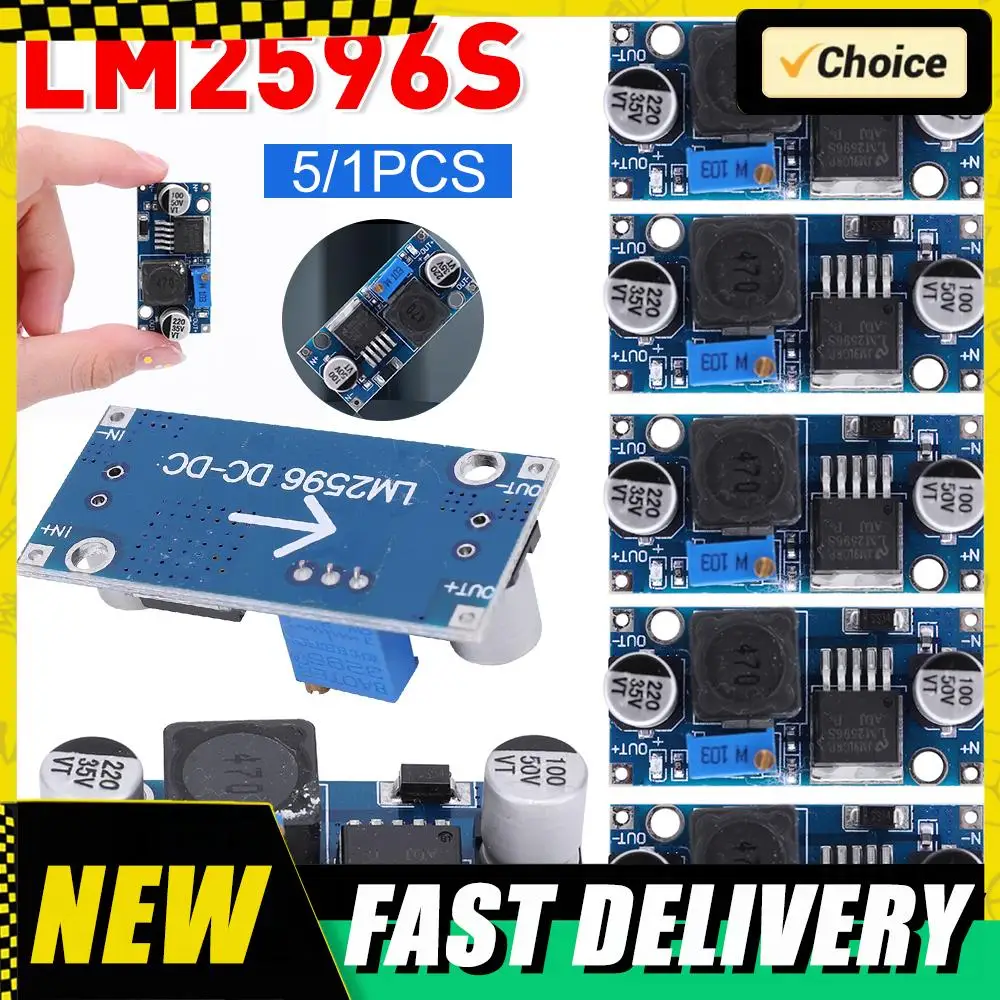 LM2596S Step-down Power Supply Module DC-DC Converter Step Down Module Power Supply 3A 3.2V-46V