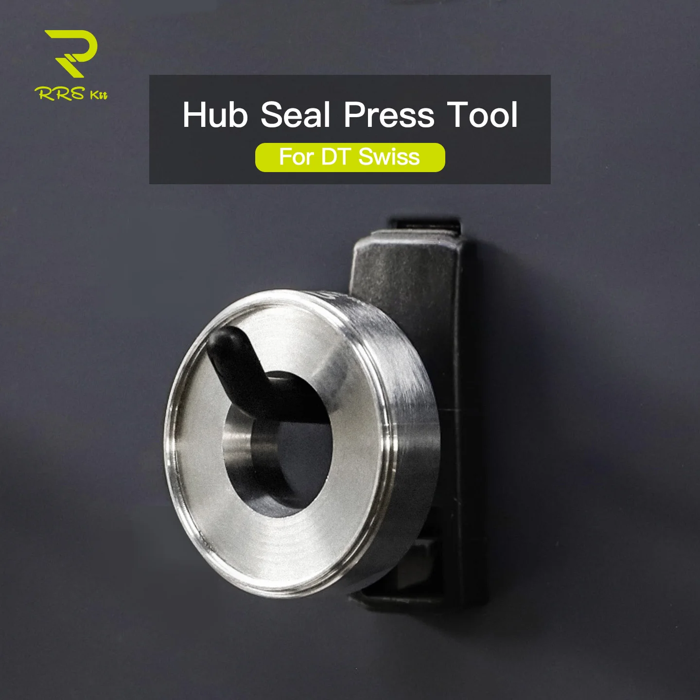 Rrskit Bicycle Hub Repair Tool Aluminum Alloy Hub Seal Press for DT Swiss Freehub Body and Drive Side Seal Install Tool